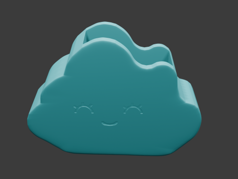 Cloud flower pot 3D Model