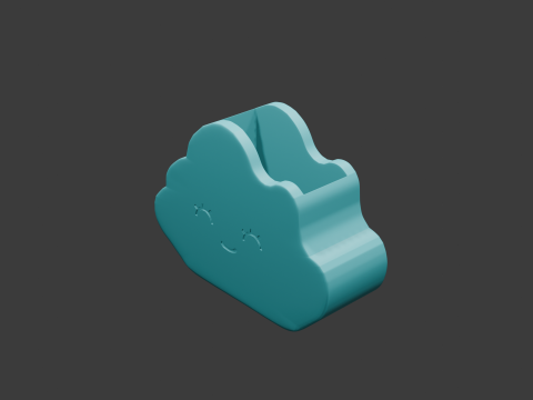 Cloud flower pot 3D Model