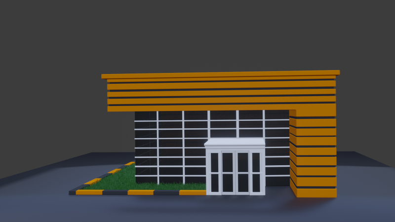 Container store Model 3D .c4d .max .obj .3ds .fbx .stl .blend 