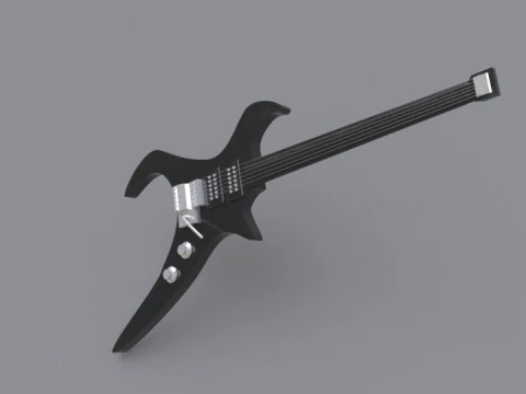 Electric Guitar 3D Model