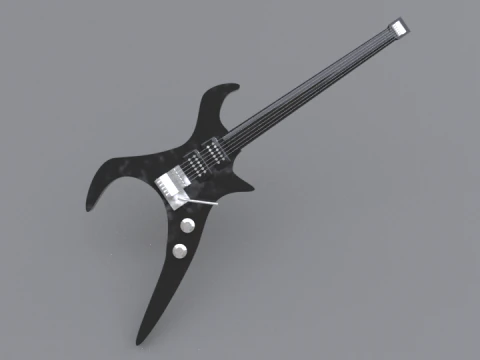 Electric Guitar 3D Model