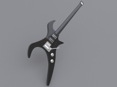 Electric Guitar Modello 3D