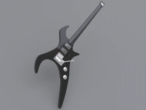 Electric Guitar 3D Model