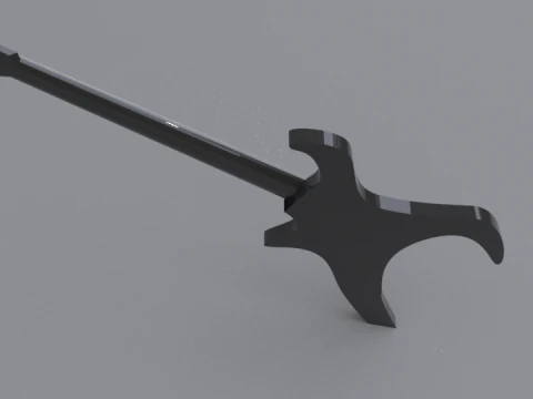 Electric Guitar 3D Model