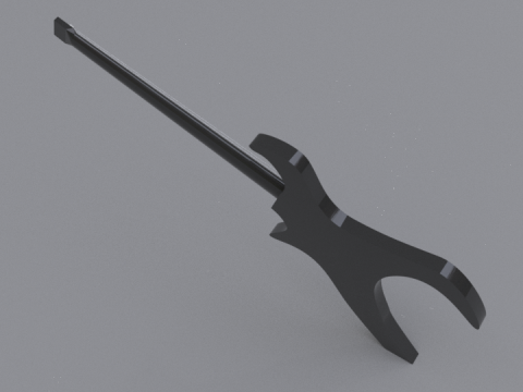 Electric Guitar Modello 3D
