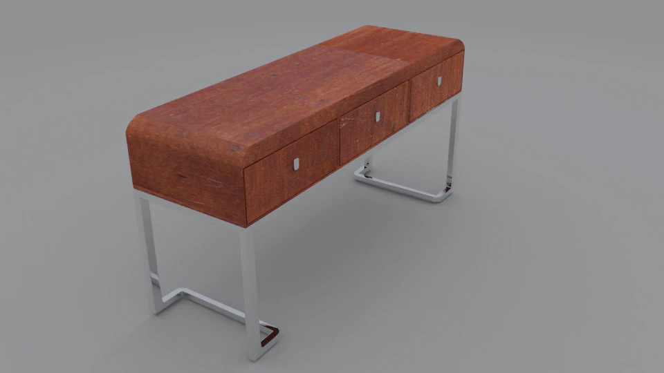 Folio desk 3D Model .c4d .max .obj .3ds .fbx .stl .blend 