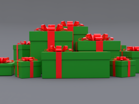 Gift box Modelo 3D