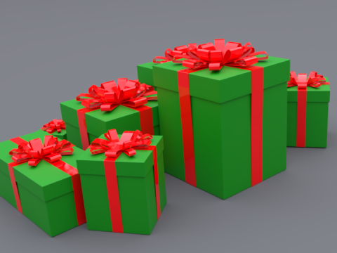 Gift box Modelo 3D
