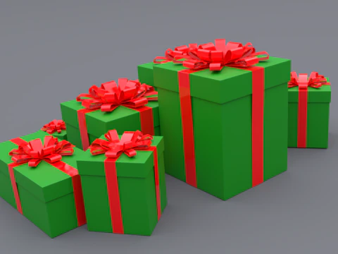 Gift box 3D Model