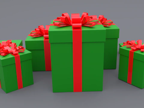 Gift box 3D Model