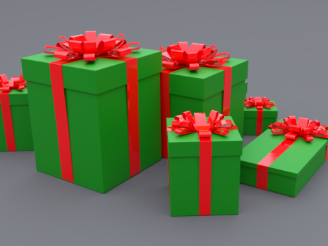 Gift box Modelo 3D