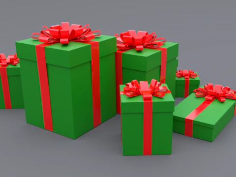 Gift box 3D Model