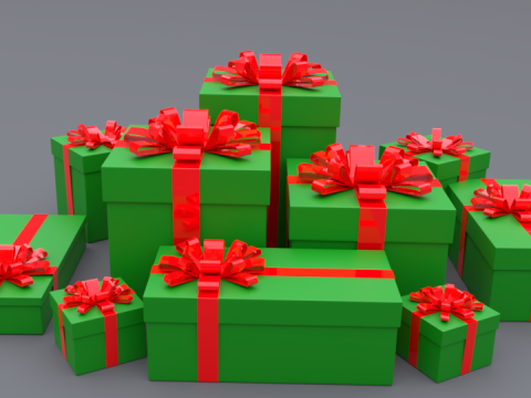 Gift box Modelo 3D