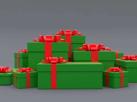Gift box Modelo 3D