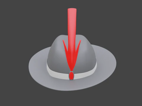 Chap&eacute;u 1 Modelo 3D