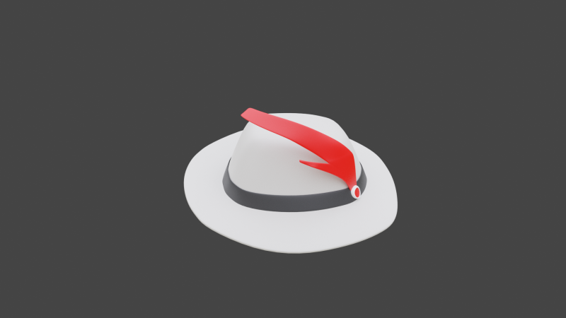 Hat 2 3D Модель .c4d .max .obj .3ds .fbx .stl .blend