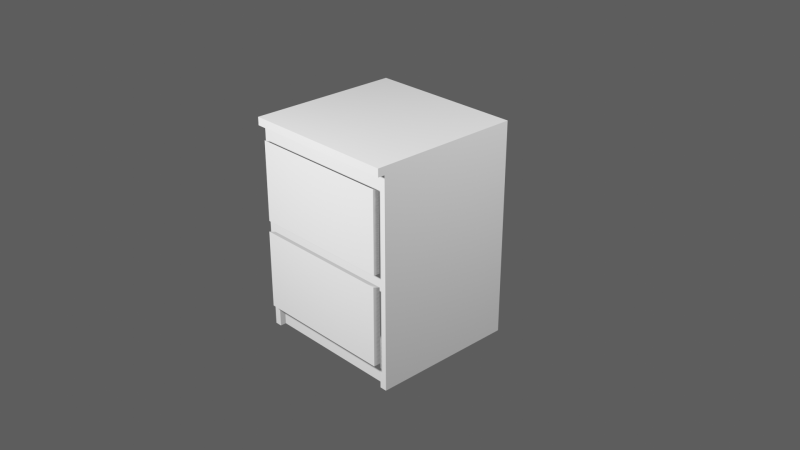Ikea malm 3D 모델 .c4d .max .obj .3ds .fbx .stl .blend 