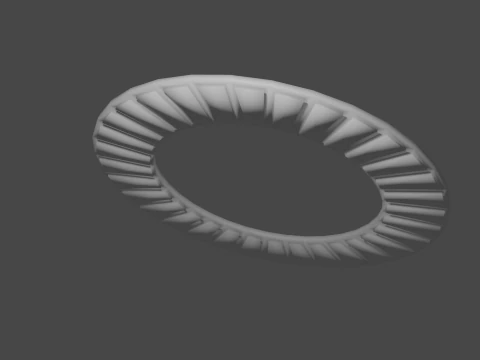 Cakram kopling Model 3D