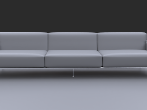 Long sofa 3D Model