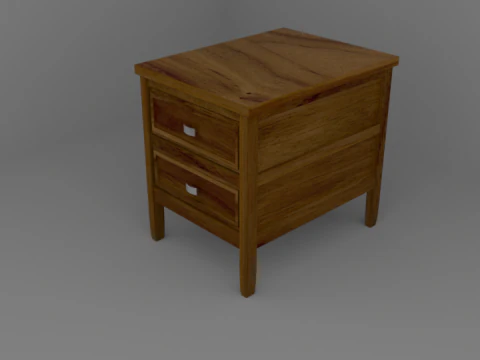 End table larimer 3D Model