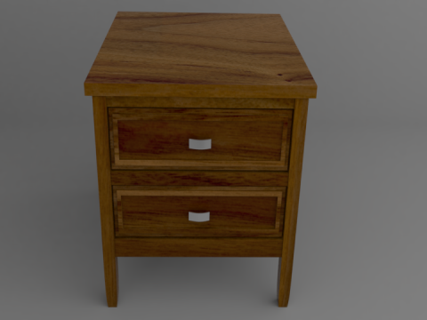End table larimer 3D Modell