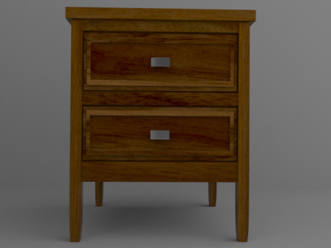 End table larimer 3D Modell