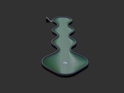 Miniature golf course 1 3D Model