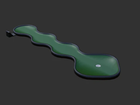 Miniature golf course 1 3D Model