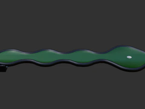 Miniature golf course 1 3D Model