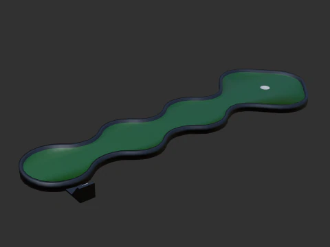 Miniature golf course 1 3D Model