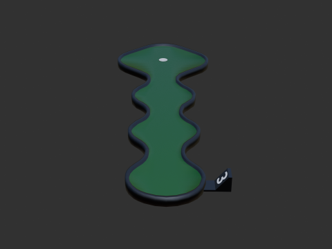 Miniature golf course 1 3D 모델