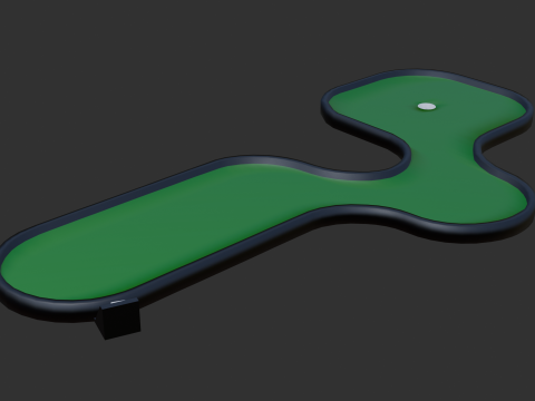 Miniature golf course 2 Model 3D