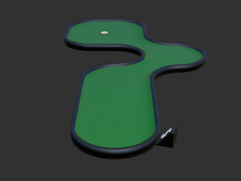 Miniature golf course 2 Model 3D