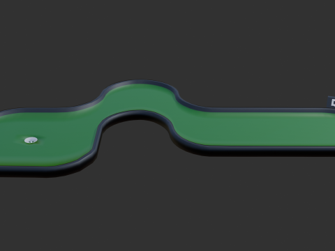 Miniature golf course 2 Model 3D