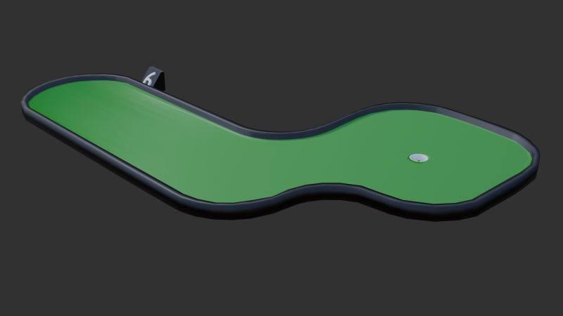 Miniature golf course 3 Modello 3D .c4d .max .obj .3ds .fbx .stl .blend