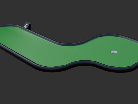 ミニチュア ゴルフ コース 3 3Dモデル