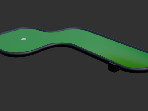 Miniature golf course 3 Modello 3D
