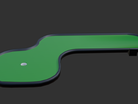 Miniature golf course 3 Modello 3D
