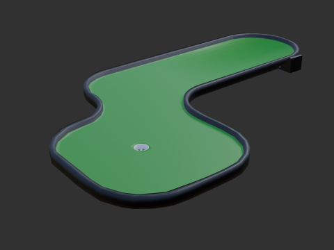Miniature golf course 3 Modello 3D