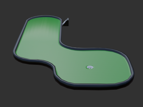 Miniature golf course 3 Modello 3D