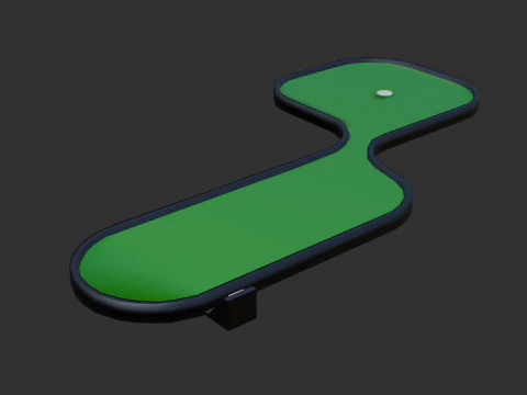 ミニチュアゴルフコース4 3Dモデル