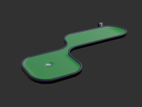 Miniature golf course 4 3Dモデル