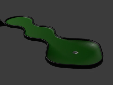 Miniature golf course 5 3D Model