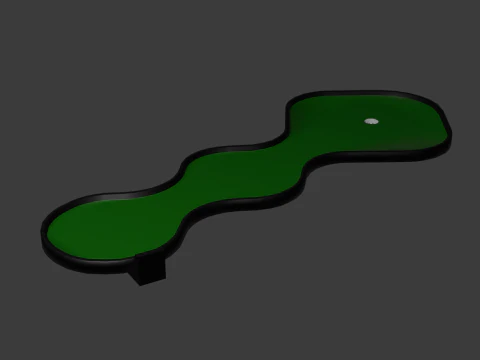 Miniature golf course 5 3D Model