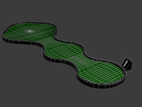 Miniature golf course 5 3D Model