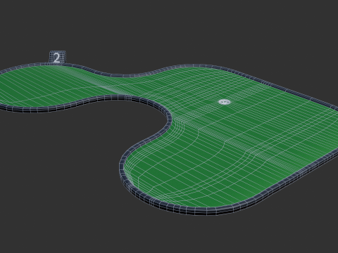 Miniature golf course 6 3D Model