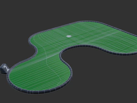 Miniature golf course 6 3D Model