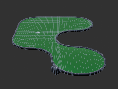 Miniature golf course 6 Modelo 3D