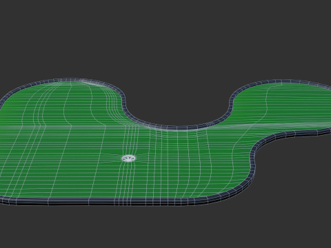 Miniature golf course 6 Modelo 3D