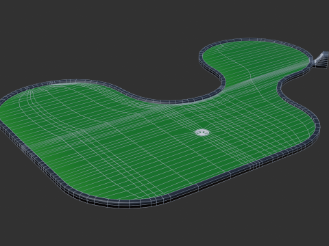 Miniature golf course 6 Modelo 3D